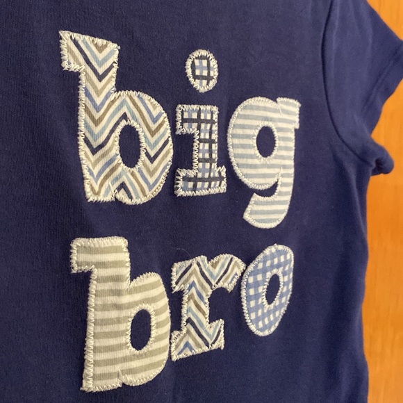 Mud Pie - Big Bro Short Sleeve Shirt - Size: 18M - Picture 3 of 5